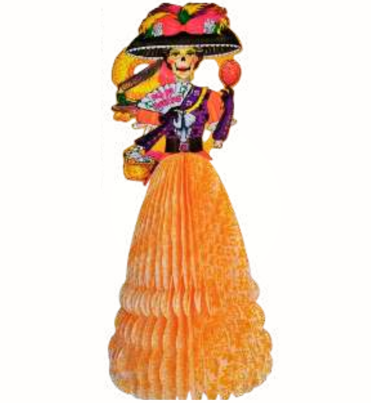 Catrina con sombrilla jumbo