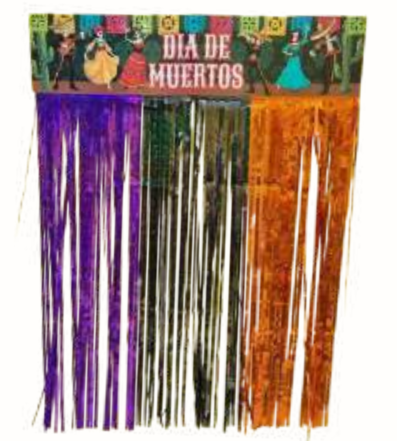 Cortina metálica de día de muertos