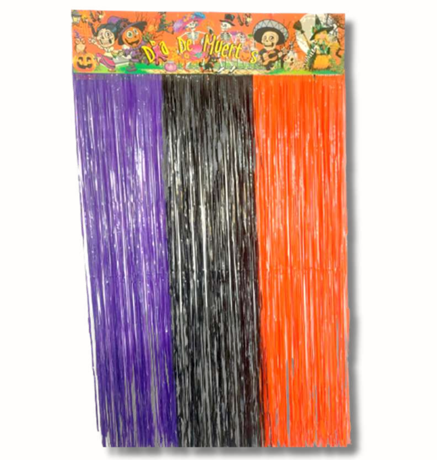 Cortina de plástico para día de muertos