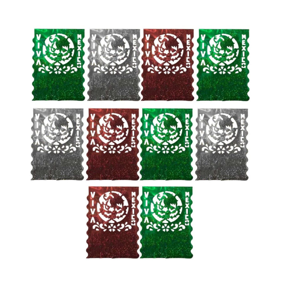 Enramada Hawaiana “viva México” - Metálico