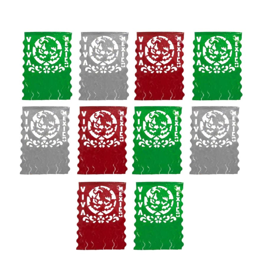 Enramada Hawaiana “viva México” - Plástico